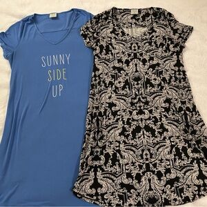 Soma Short Sleeve Nightgown Size Small- Lot of 2 Nightgowns